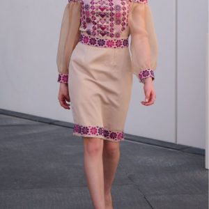 Embroidered Taj Dress